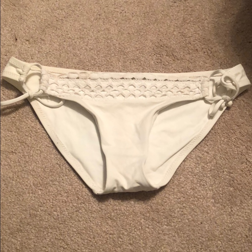White Becca bikini bottom